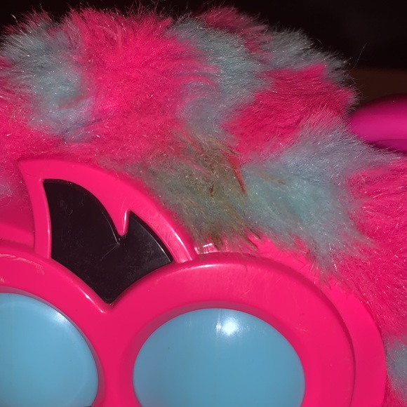 Furby Boom 2012, blue with pink hearts + pre-owned - Picture 4 of 4